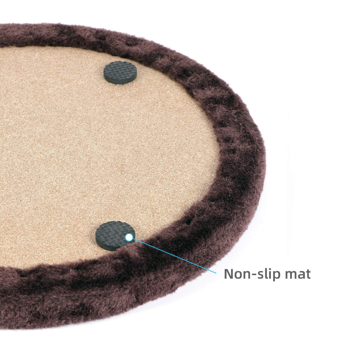 Cat Self Groomer, Heavy Scratching Pad with Mouse Toy