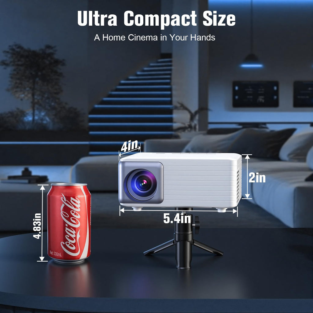 Mini Projector for Iphone 1080P Support Portable Movie Projector