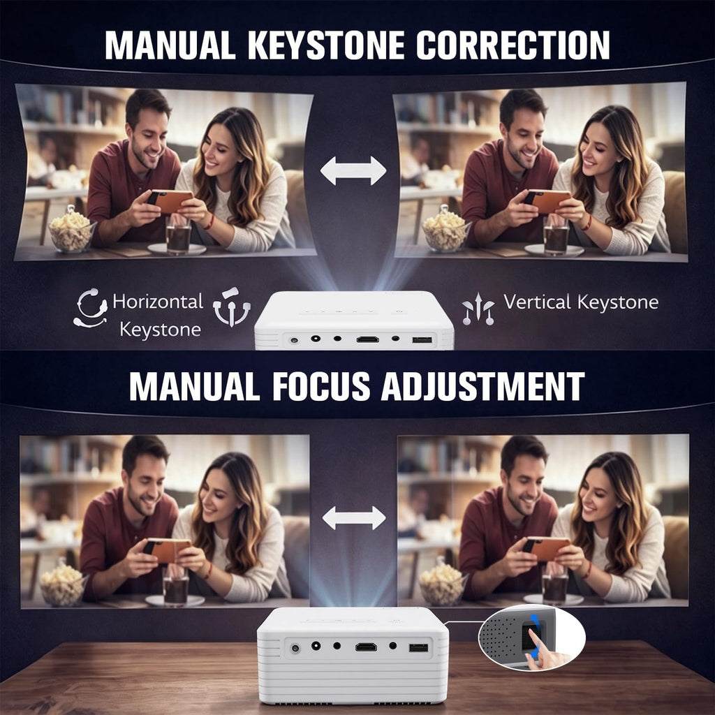 Mini Projector for Iphone 1080P Support Portable Movie Projector