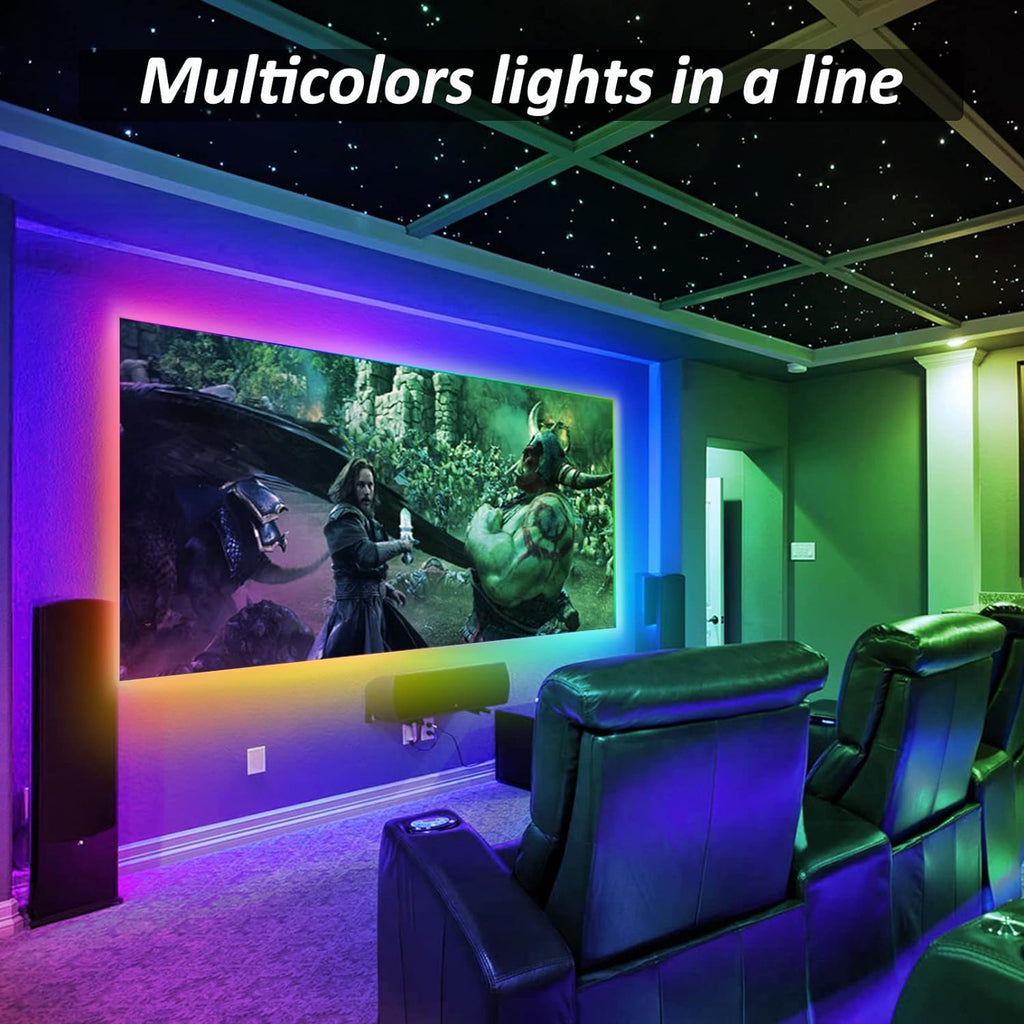 LED Strips Lights USB Powered Rainbow Chasing RGB LED Lights Strip