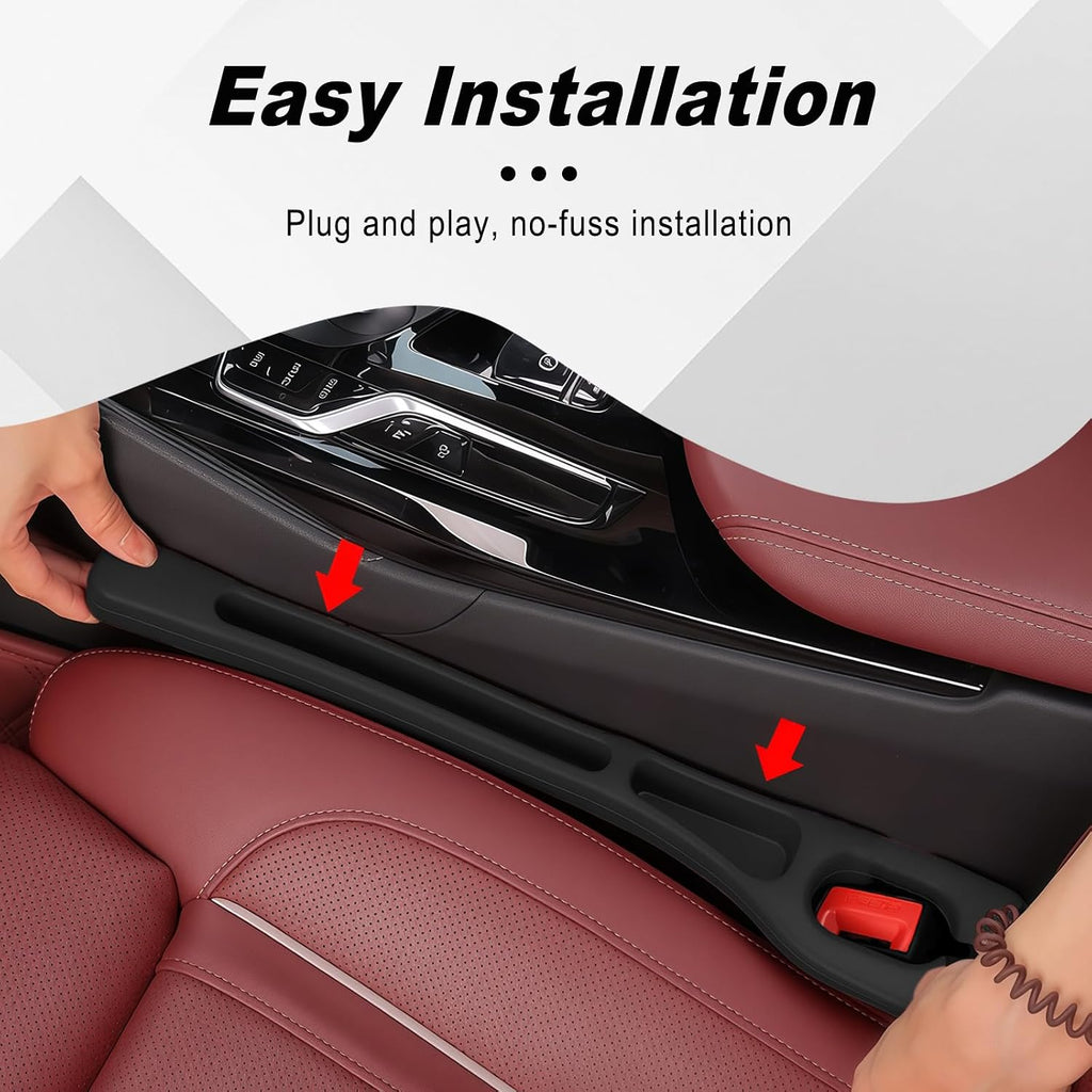 Car Seat Gap Filler, 2 PCS Car Seat Gap Filler Organizer with Storage Slot