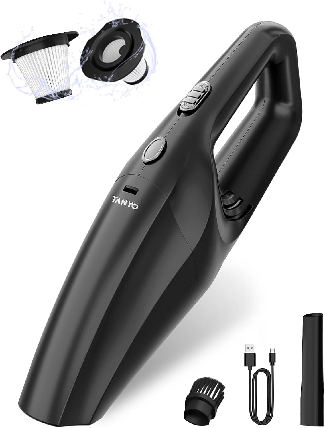 Handheld Car Vacuum Cordless, 8000PA High Power, for Car Home Office