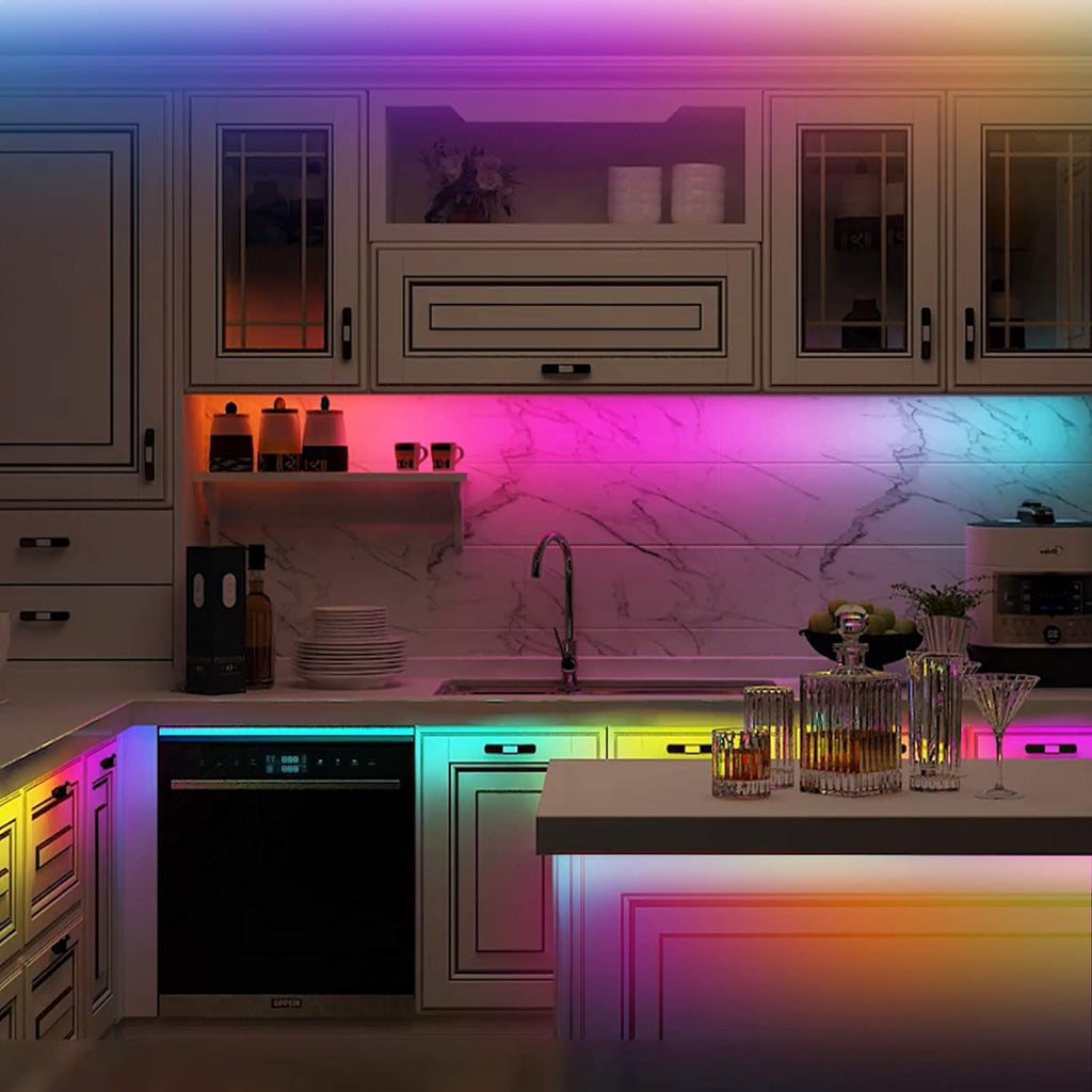 LED Strips Lights USB Powered Rainbow Chasing RGB LED Lights Strip