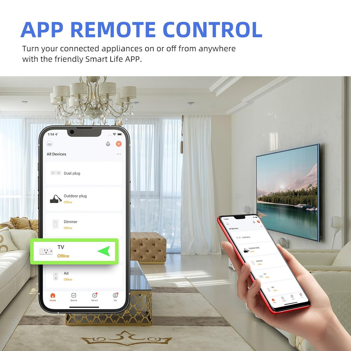 4Pcs Mini Smart Plug Bundle with 2Pcs Dual Smart Plug