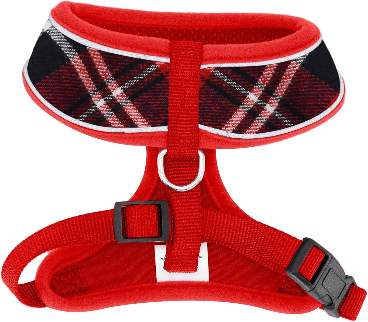 Dog Harness No-Pull Reflective Mesh Adjustable, Red XL