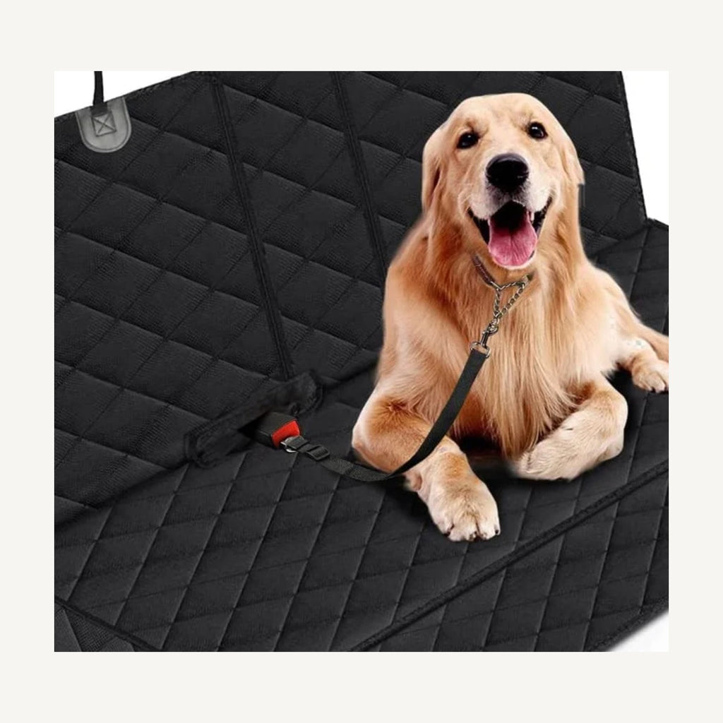 PawGuard™ Waterproof Dog Car Seat Cover – Scratch-Proof Back Seat Hammock for Cars, SUVs & Trucks