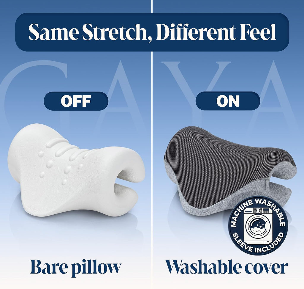 Neck Stretcher, Cervical Traction Device, Removable Washable Sleeve
