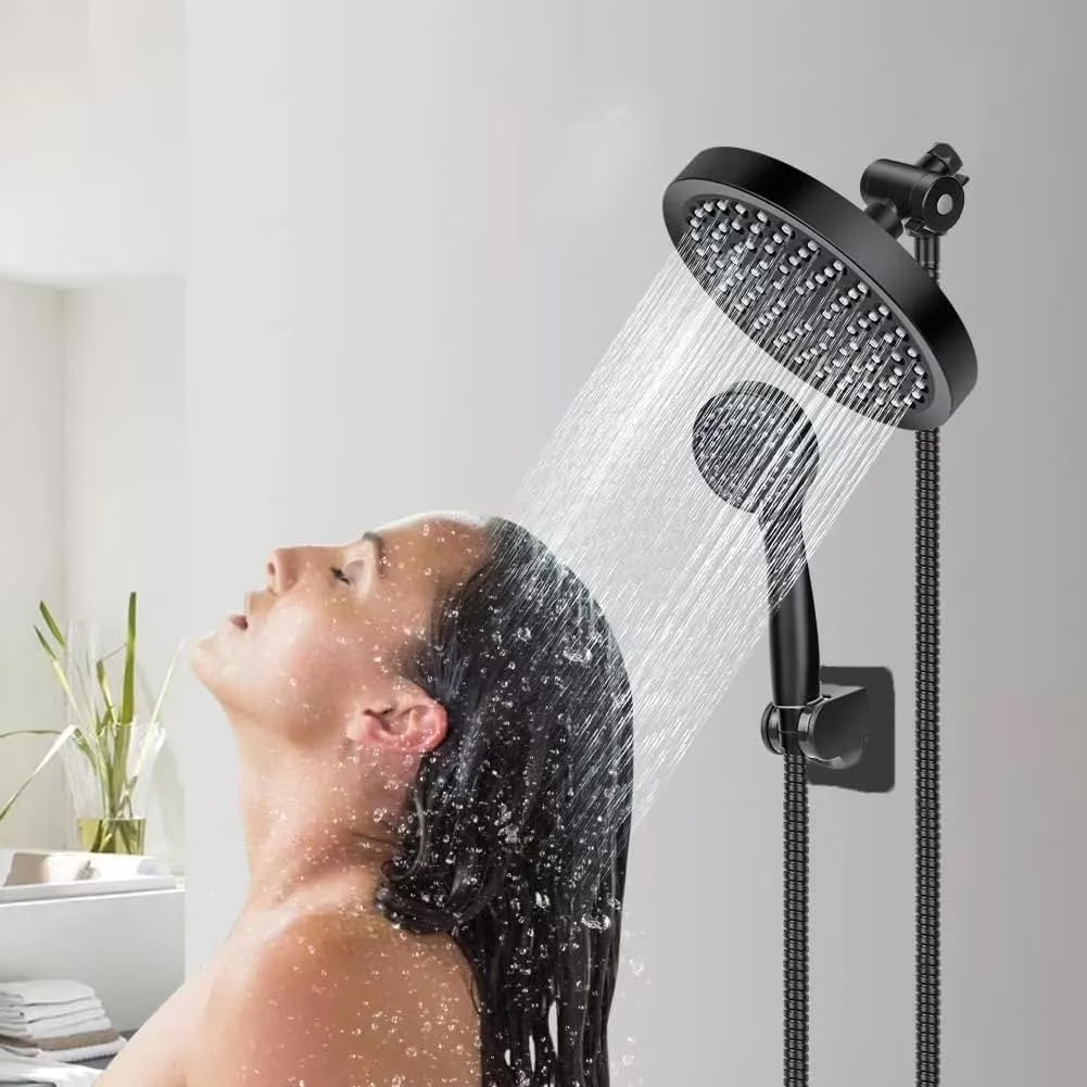 Shower Head, High Pressure Rain Showerhead, Handheld Showerheads Combo with 60" Hose for Bathroom